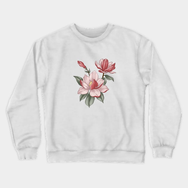 Magnolia Crewneck Sweatshirt by NicoleHarvey